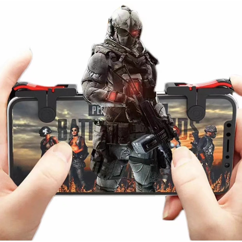 ปุ่มช่วยยิง SHOOTING TAP  joystick จอยเล่นเกมส์มือถือ (Rules of Survival, PUBG) 1คู่