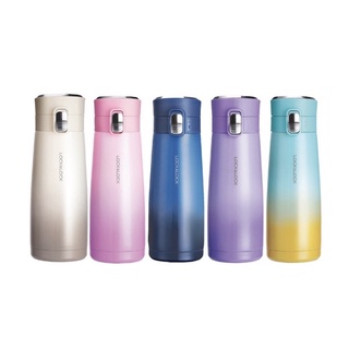 lock&amp;lock Vacuum Bottle ขวดน้ำสุญญากาศ ID Tumbler one touch holiday sunset 450 ml รุ่น LHC3234