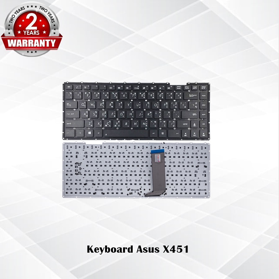 Keyboard Asus K455- X451 / คีย์บอร์ด อัสซุส รุ่น F451C K455 K455L K456U X452 X453S X451C X451 / TH-E