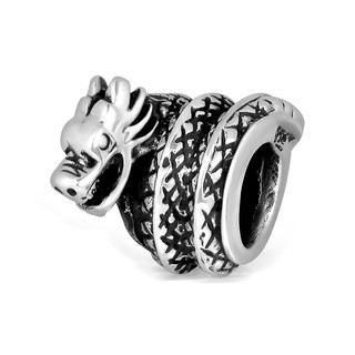 MachuSilver จี้กำไลข้อมือเงินแท้ 925 Sterling Silver มังกรพันรอบ พร้อมถุงกำมะหยี่