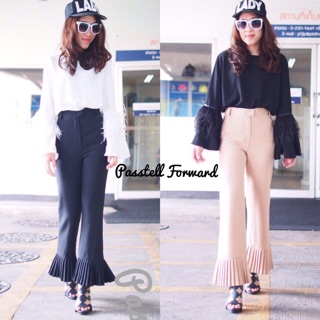 Pleat korea pant