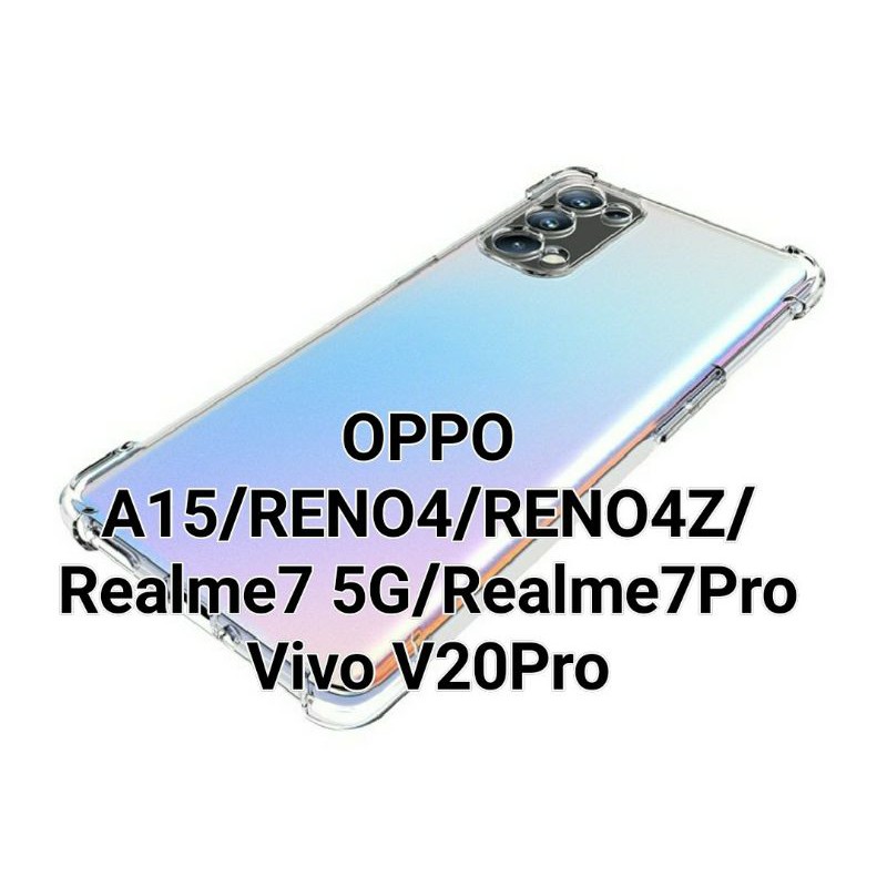 เคสใสกันกระแทก Oppo Reno7/4Pro/Reno4Z(5G)/Reno5/5Pro/A92S/A94/Realme6/6pro/7/7 Pro/Realme C25 C21 C2