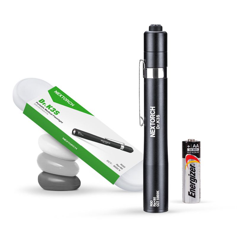 Nextorch K3S ไฟฉาย Professional Medical Pen Light ปากกาประเภทปากกาพร้อมคลิปสําหรับแพทย์พยาบาลครอบครัว