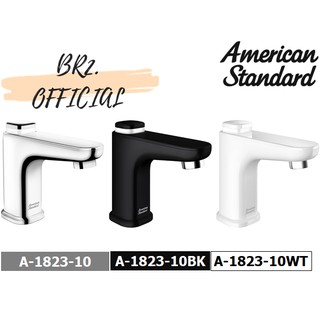 (01.06) AMERICAN STANDARD = ก๊อกอ่างล้างหน้า แบบกด รุ่น EASYFLO A-1823-10 A-1823-10WT A-1823-10BK ( A-1823 )