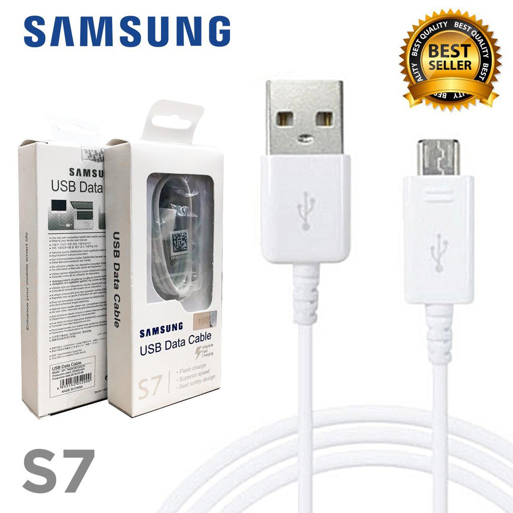 สาย Samsung ของแท้ - สายชาร์จข้อมูล Samsung microUSB ดั้งเดิม