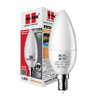 HI-TEK หลอดจำปา LED 220V ขั้ว E14