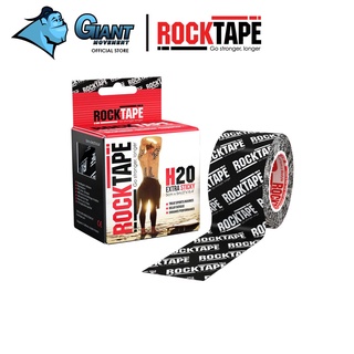 RockTape - H2O Logo Black (ร็อคเทป - เอชทูโอ สีดำโลโก้ร็อคเทป จากประเทศสหรัฐอเมริกา)