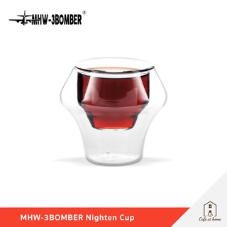 MHW-3BOMBER Nighten Cup แก้วกาแฟสองชั้น แก้วเอสเพรสโซ่ ขนาด 60 ml