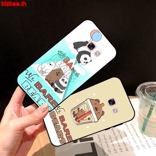 เคสโทรศัพท์มือถือ ซิลิโคน TPU พิมพ์ลาย We Bare Bears สำหรับซัมซุง A3 A5 A6 A7 A8 A9 Pro Star Plus 2015 2016 2017 2018