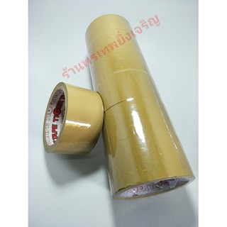 โอพีพี(OPP) เทปติดกล่อง 48หลา(หนา) TIGER TAPE เทปน้ำตาล