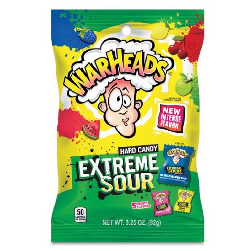 Warheads Extreme Sour Hard Candy🍬