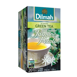 ชาซอง 1.5 กรัม (กล่อง 20 ซอง) ดิลมา Jasmine Green Tea Tea sachet 1.5 grams (box of 20 sachets) Dilma Jasmine Green Tea