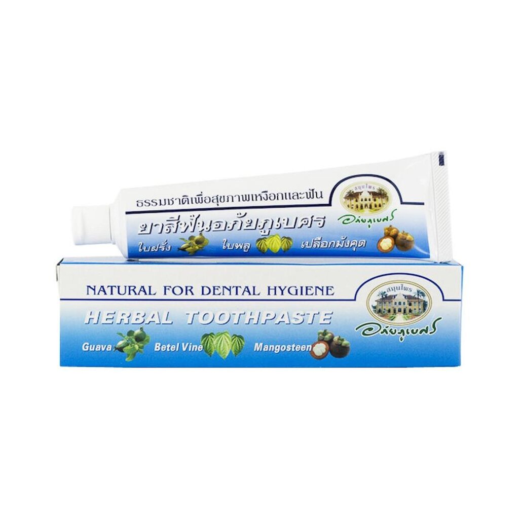 Abhaibhubejhr Total Care Toothpaste อภัยภูเบศร ยาสีฟันสมุนไพรกระชาย (100g.)