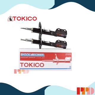 TOKICO โช้คอัพ โทคิโคะ คู่หน้า Strut Gas Type TOYOTA YARIS 2007-2012 NCP91, NCP13# อะไหล่แท้ 48510-09N51 (B3239 , B3239)