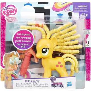 My Little Pony Friendship is Magic Cutie Twisty-Do Applejack Figure ตัวใหญ่เลยคะ รุ่นนี้ทำผมโรลผมเล่นได้ คุ้มมาก