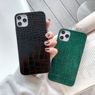 เคสโทรศัพท์มือถือลายหนังจระเข้สําหรับ Samsung Galaxy S8 S9 S10 S20 Plus Note 9 10 + 20