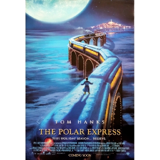 โปสเตอร์ หนัง การ์ตูน เดอะโพลาร์เอ็กซ์เพรส The Polar Express 2004 POSTER 24”x35” 3D Anime Warner Bros