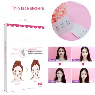 1 Box/40pcs Lift Face Sticker Thin Face Artifact Invisible Sticker Lift Chin Tape Makeup Tools