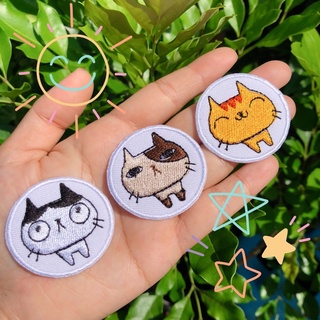 ตัวรีดการ์ตูน ลายน้องแมว  🧡