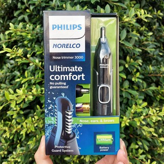 เครื่องตัดแต่งขนจมูก+ขนบนใบหน้า ฟิลิปส์ Norelco Nose Trimmer 3000 #NT3600/42 (Philips®)