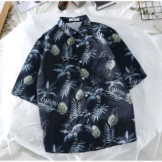 7.22.392 เสื้อฮาวาย เสื้อเชิ้ต hawaii Size 3XL อก 46"