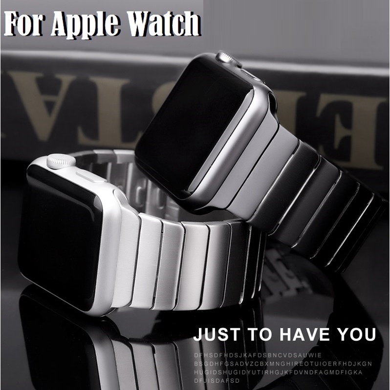 สายนาฬิกาข้อมือสเตนเลส หรูหรา แบบเปลี่ยน สําหรับ สายนาฬิกา applewatch Series 1 2 3 4 5 6 7 Iwatch 41 มม. 45 มม. 38 มม. 40 มม. 42 มม. 44 มม. สายนาฬิกา applewatch