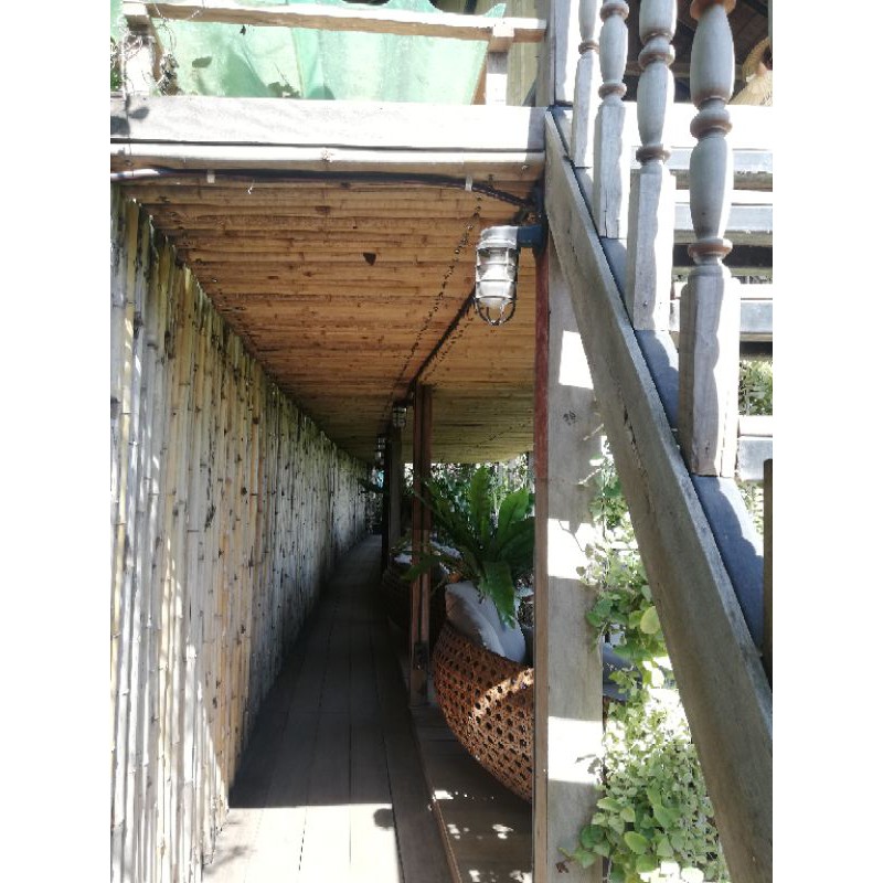 โคมไฟผนังกรงนกอลูมิเนียม เกลียวมาตราฐาน งานไทย ติดผนัง/ระเบียงบ้าน ตัวโคมเป็นอลูมิเนียม ข้างในเป็นแก้ว - รูปที่ 5