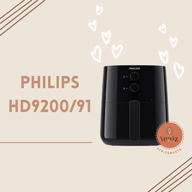 พร้อมส่ง Philips Airfryer หม้อทอดไร้น้ำมัน ฟิลิปส์ ขนาด 4.1 ลิตร HD9200/91 ประกันศูนย์โดยตรง