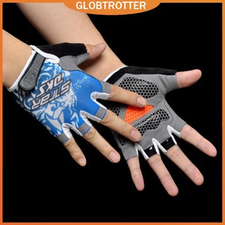 Globetrotter MTB ถุงมือขี่จักรยาน ถุงมือขี่จักรยาน กันลื่น ถุงมือเดินป่า ตั้งแคมป์ กีฬา ฟิตเนส