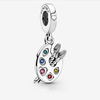 Pandora silver dangle**จานสี