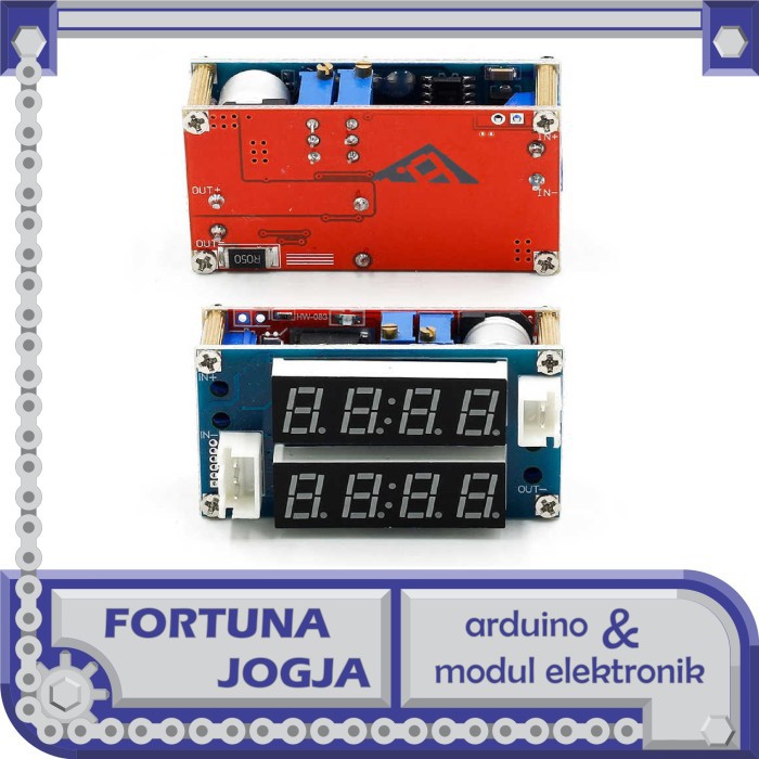 XL4015 โวลต์มิเตอร์แอมมิเตอร์โมดูลสเต็ปดาวน์ DC-DC Converter 5A CC CV