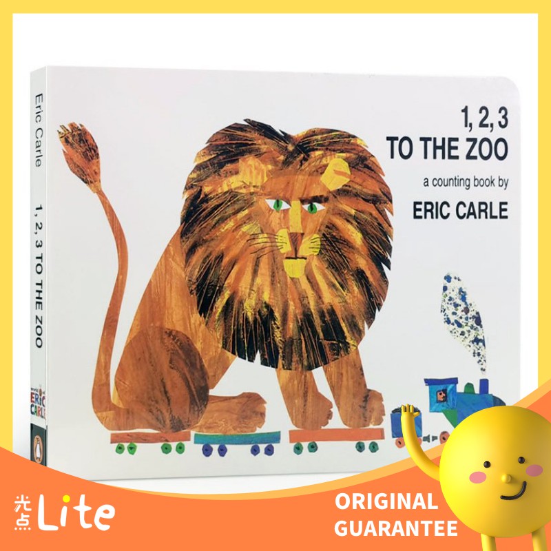 1, 2, 3 ถึง the Zoo : A Counting Book By Eric Carle (Board Book)