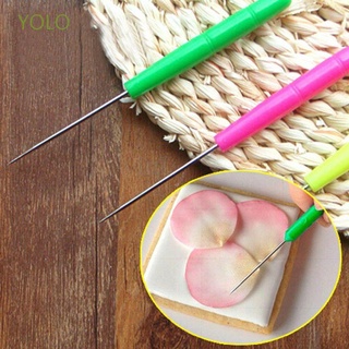 Yolo เครื่องมือเข็มแกะสลักไอซิ่ง Diy สําหรับทําเค้กคุกกี้ 6 ชิ้น