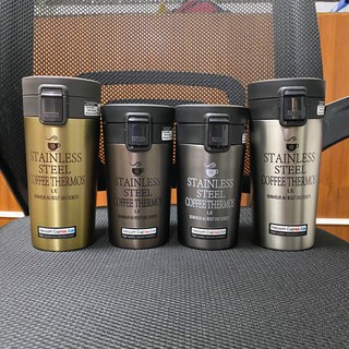 แก้วเก็บความเย็น-ร้อน สแตนเลส304 ขนาด290/370MLพกพาสะดวกใส่ในรถได้ เป็นแบบยกดื่มไม่หกเลอะเทอะ