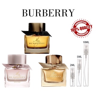 ขายน้ำหอมแบรนด์แท้ 100% Burberry My Burberry Black PARFUM &amp; Blush EDP &amp; EDP 2ml/5ml/10ml