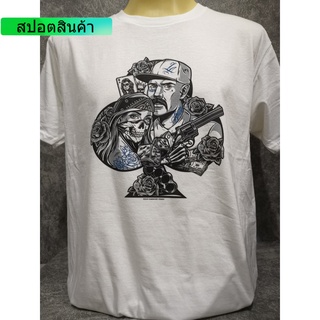 เสื้อวงนำเข้า Chicanos Style Mexican Gangster Low Rider Tattoo HipHop Rap T-Shirt