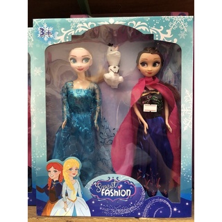 ของเล่น ตุ๊กตาเอลซ่า แอนนา ดิสนีย์ โฟรเซ่น Disney Frozen พร้อมชุดและเครื่องประดับ