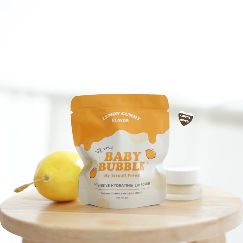 🍋 Lemon Grummy 🍋 สครับผิวปากอมชมพู *พร้อมส่ง