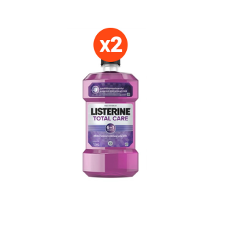 [แพ็คคู่] ลิสเตอรีน น้ำยาบ้วนปาก โทเทิลแคร์ 750 มล. x 2 Listerine mouthwash Total care 750 ml. x 2