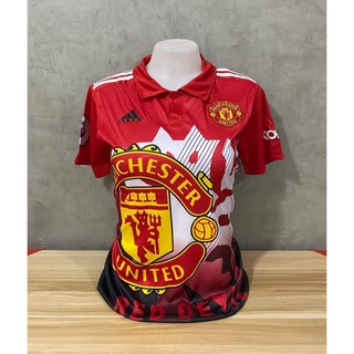 เสื้อบอลหญิง แมนยู Man U เข้ารูปใส่สวย