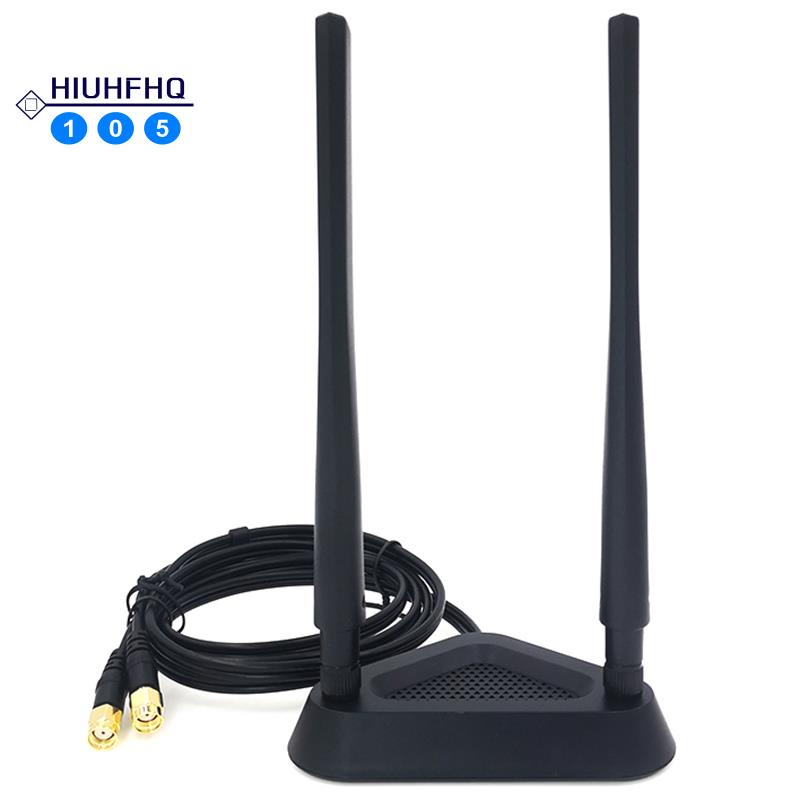 2.4G/5G Dual Frequency Extension Cable Antenna Wifi Router Wireless Network Card 8Db Sma Antenna Mag