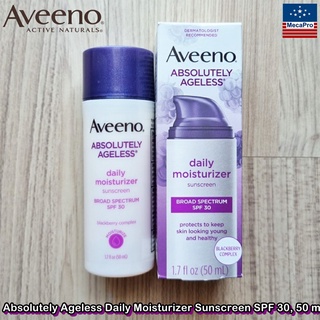 80% Sale! Aveeno® Absolutely Ageless Daily Moisturizer Sunscreen SPF30, 50ml อาวีโน่ ครีมกันแดด มอยส์เจอไรเซอร์ ผิวหน้า