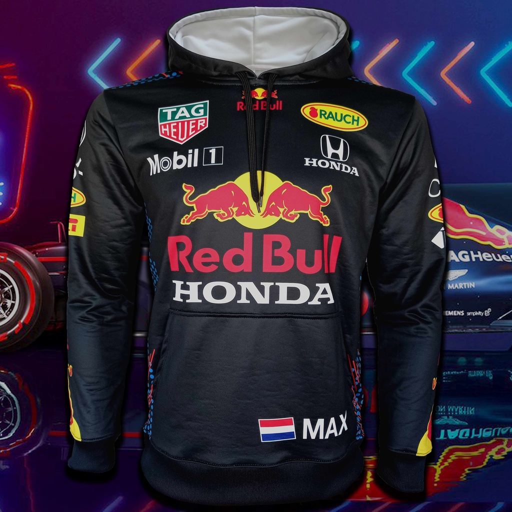 เสื้อ Hoodie Formula One เสื้อฮู้ดดี้ฟอร์มูลาวัน ทีม เรดบูล เรสซิ่ง #FM0002 รุ่น Max-V ไซส์ S-XL