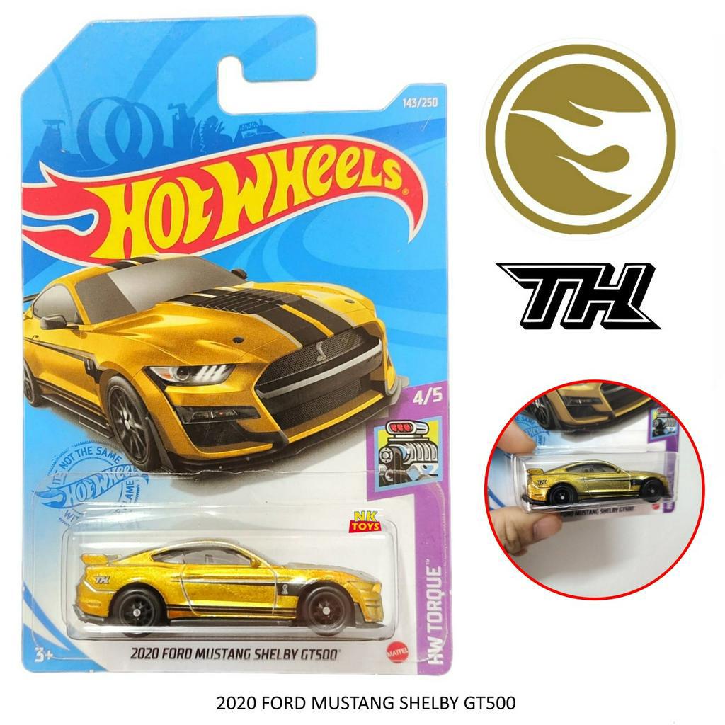 โมเดลรถเหล็ก Hotwheels : 2020 FORD MUSTANG SHELBY GT500 ลิขสิทธิ์แท้ ล้อยาง STH ( SUPER TREASURE HUN