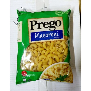 เส้นมักกะโรนีพาสต้า prego ขนาด 500g ลดราคา EXP.23/04/2023