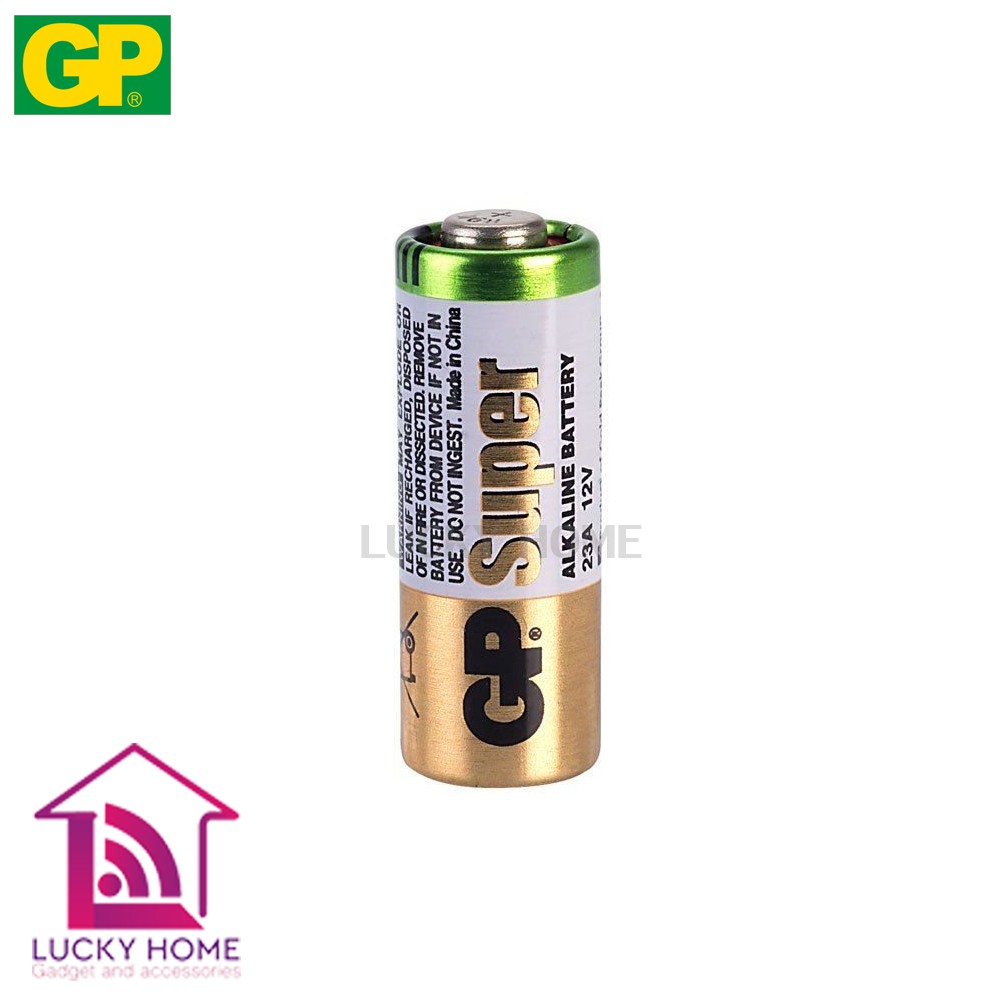 ถ่าน GP 12V GP 23A Ultra Alkaline battery ถ่านใส่รีโมทรถยนต์ กริ่งไร้สาย (ก้อนล่ะ 45 บาท)
