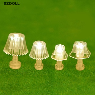 [cxSZDOLL]  1:25 Mini Lighting Table Lamp Floor Lamp Dollhouse Miniatures Accessories  DOM