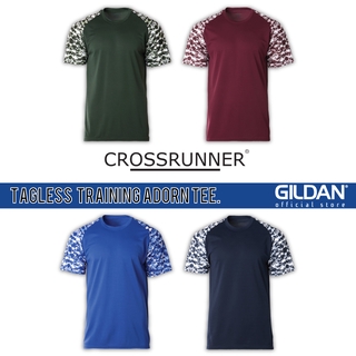 Crossrunner เสื้อกีฬาแขนสั้น ลายทีมชาติราชวงศ์มารูน สีเขียวเข้ม สําหรับผู้ชาย และผู้หญิง CRR2200