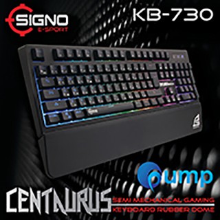 (ใส่โค้ด INC12EL ลดเพิ่ม 70.-) Signo E-Sport KB-730 Centaurus Semi Mechanical Gaming Keyboard Rubber Dome