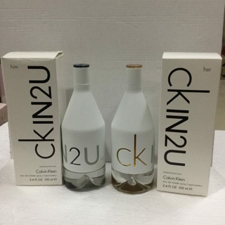 🎯Ck in2u For him/her edt 100ml  tester 1590฿